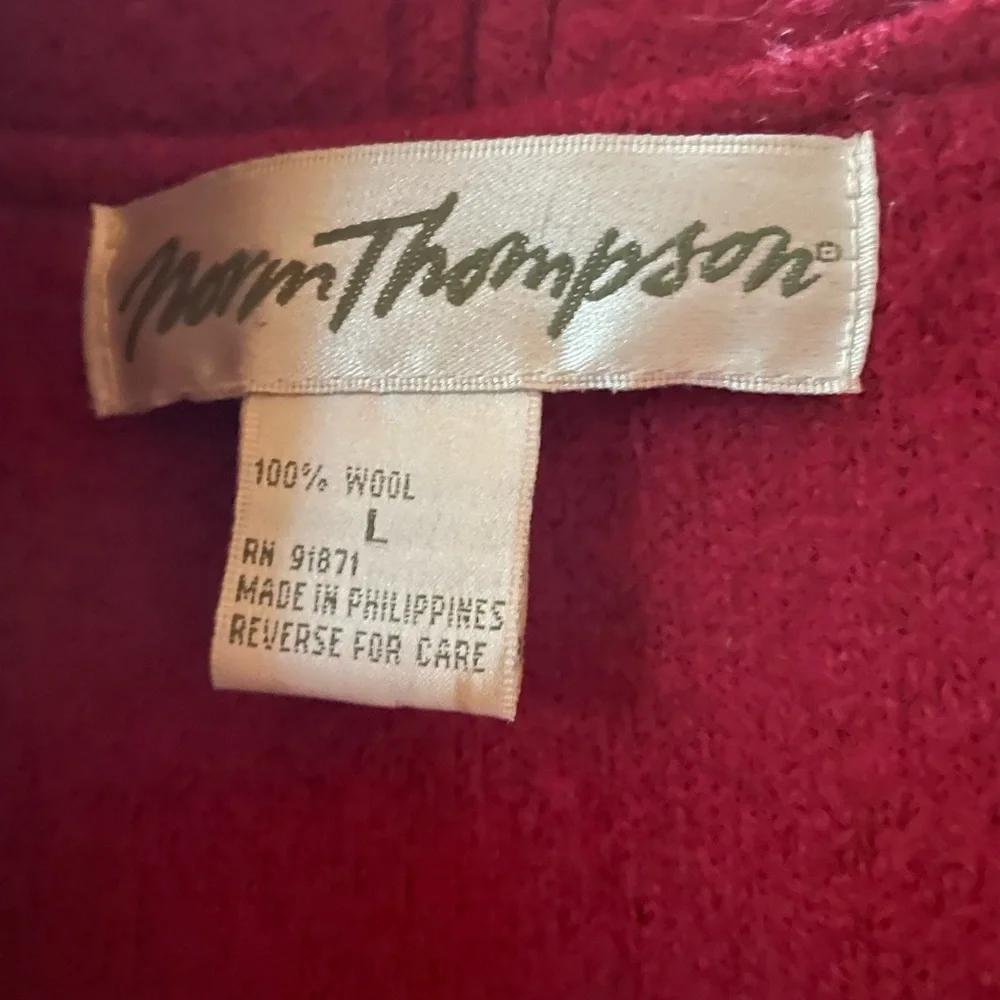 1980s Norm Thompson Wool, Button Down‎ Blazer